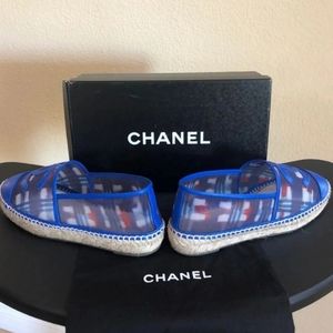 Rare Blue Chanelle Espadrilles